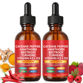 Vortexonix Cayenne Pepper Liquid Drops 60ml front view