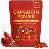 VOSETOKELA Cayenne Pepper Softgels bottle front view