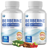 WACHRAY Berberine Supplement 1500mg front view with Ceylon Cinnamon