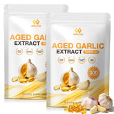 WACHRAY Garlic Softgels 10000mg aged garlic extract front view