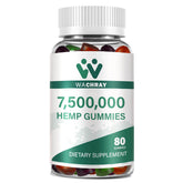 WACHRAY Tropical Fruit Hemp Gummies front view packaging