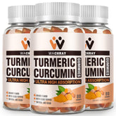 WACHRAY Turmeric Curcumin Gummies front view packaging