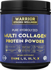Warrior Strong Wellness Multi Collagen Peptides Powder front view