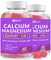 WEEVIT Calcium Gummies front view with packaging