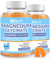 WEEVIT Magnesium Gummies 120 count front view