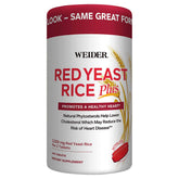 Weider Red Yeast Rice Plus 1200mg supplement front view
