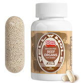 Well&Whole Beef Organ Supplement for Women 500mg capsules front view