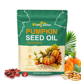 Wellcatcher Pumpkin Seed Oil Softgel Capsules 3000mg front view