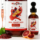 Wellcatcher Red Yeast Rice Liquid Drops front view with packaging