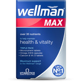 Wellman Max Triple Pack front view with 84 capsules