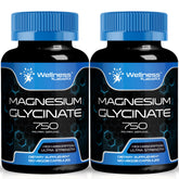 WELLNESS LABSRX Magnesium Glycinate Capsules 200g front view
