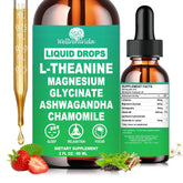WellVeraVida L-Theanine Liquid Drops front view with packaging