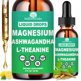 WellVeraVida Magnesium Supplement 1000mg liquid drops front view