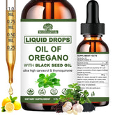 WellVeraVida Oregano Oil with Black Seed Oil Complex 300mg front view