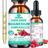 WellVeraVida Organic Magnesium 5 Complex Liquid Drops 1000mg front view