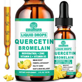 WellVeraVida Quercetin Liquid Drops 1000mg front view
