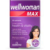 Wellwoman Max Multivitamin Triple Pack front view