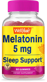WellYeah Melatonin Gummies 5 mg front view, berry flavour