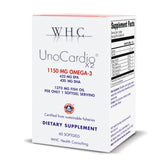 WHC Fish Oil Supplement 1150mg Omega-3 60 Softgels front view