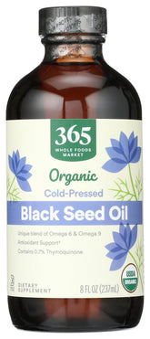 Whole Foods Market Black Seed Oil 8 fl oz front view