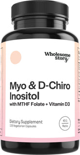 Wholesome Story Myo & D-Chiro Inositol 30 servings capsule bottle front view