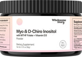 Wholesome Story Myo Inositol Powder front view with packaging
