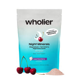 wholier Night Minerals Magnesium Drink Mix 227g packaging front view