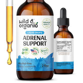 Wild & Organic adrenal support liquid drops front view