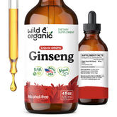 Wild & Organic Ginseng Tincture 650mg front view