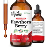 Wild & Organic Hawthorn Berry Extract 4 fl. oz. front view