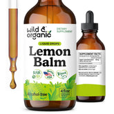 Wild & Organic Lemon Balm Tincture 4 fl. oz. front view