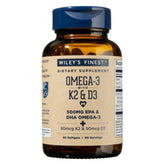 Wiley's Finest Omega-3 Fish Oil supplement bottle front view