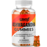 WIXAR NATURALS Ashwagandha Gummies 60 count bottle front view