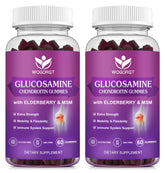 WOGORGT Glucosamine Chondroitin Gummies front view with packaging