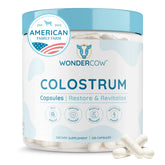WONDERCOW Whole Colostrum Capsules 120 count front view