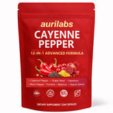 WSJAWH Cayenne Pepper Supplement 60 softgels front view