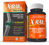 X Ray Dol Triple Action Joint Health Supplement 60 Tablets front view