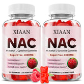 XIAAN NAC Gummies 1000mg raspberry flavour front view