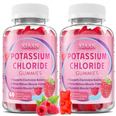 XIAAN Potassium Chloride Gummies front view with raspberry flavour