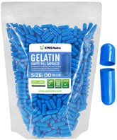 XPRS Nutra empty gelatin capsules size 00 front view