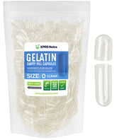 XPRS Nutra Size 0 Empty Gelatin Capsules front view