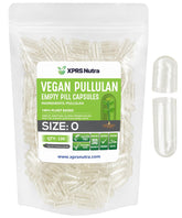 XPRS Nutra Size 0 Empty Vegetarian Capsules front view