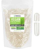 XPRS Nutra Size 000 Empty Vegetarian Capsules front view