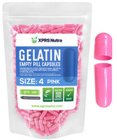 XPRS Nutra Size 4 Empty Gelatin Capsules pack front view