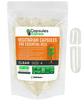XPRS Nutra Size 4 Empty Vegetarian Capsules front view