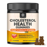 YANLUOBO Cholesterol Supplements Gummies front view with pineapple flavour