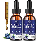 YANLUOBO Cortisol Liquid Drops front view with blueberry flavour