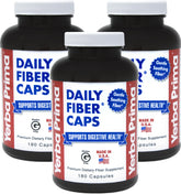 Yerba Prima Daily Fiber Caps pack of 3 front view