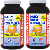 Yerba Prima Daily Fiber Formula Orange Powder 16oz front view