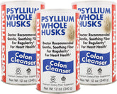 Yerba Prima Psyllium Whole Husk 3 Bottle Value Pack front view